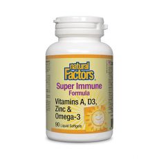 Super Immune Formula – Vitamins A, D3, Zinc & Omega-3 Softgels